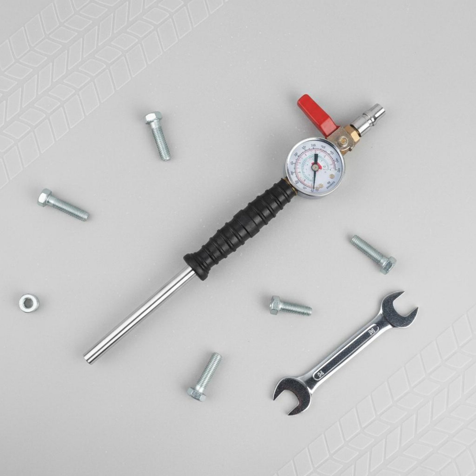 Tools For Garage - قضيب نفخ الإطارات السريع سهل الاستخدام،