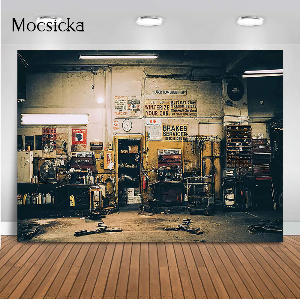 Workshop Tools Photos - الرجعية إصلاح السيارات خلفية أداة ورشة
