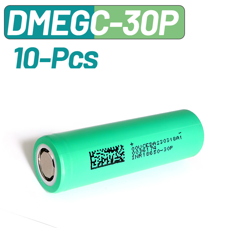 Tools Vape - 10 قطع من بطاريات DMEGC 30P