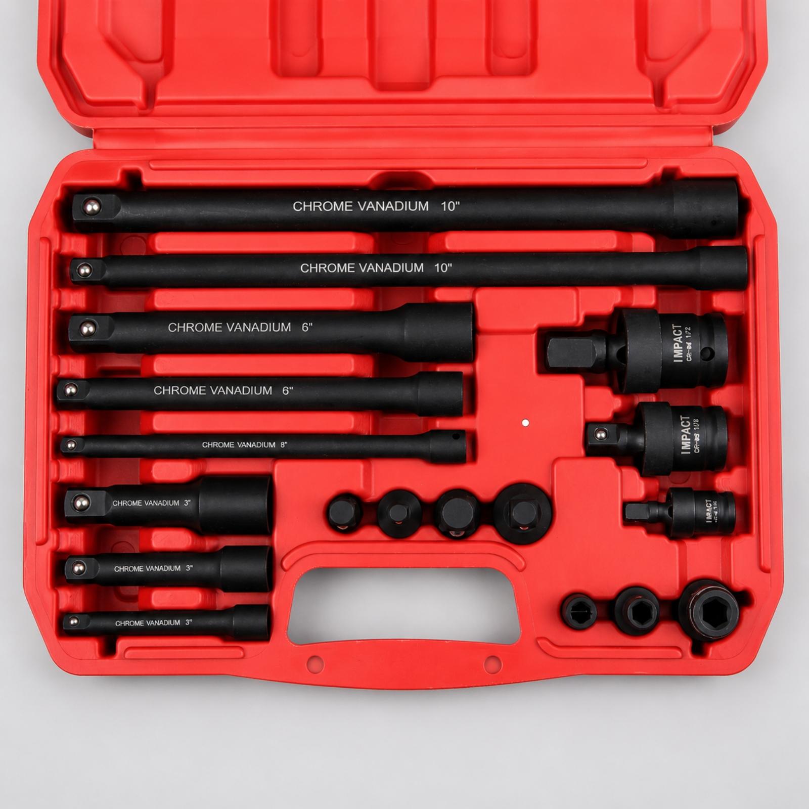 طقم مفتاح ربط كهربائي 18 قطعة  - مراجعة Tools For Garage وسعره